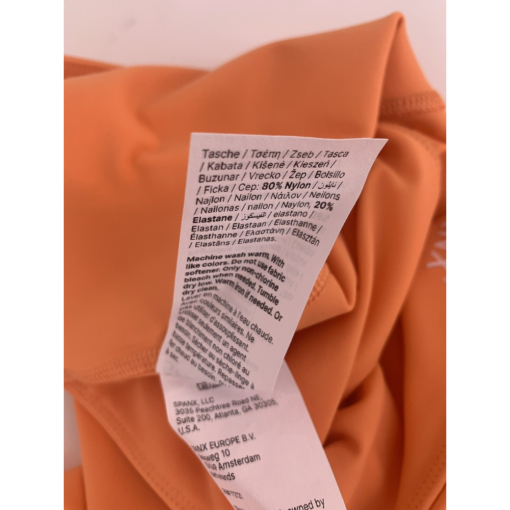 NWT Spanx Booty Boost Active 7/8 Leggings In Nectarine Orange Size 2X - Picture 10 of 15